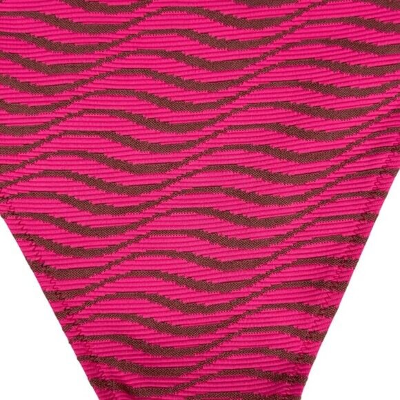 TNA Aritzia Maui Mullholland High-Leg Swim Bottom Sz Large Brgt Rose / Clove Red - Picture 7 of 7